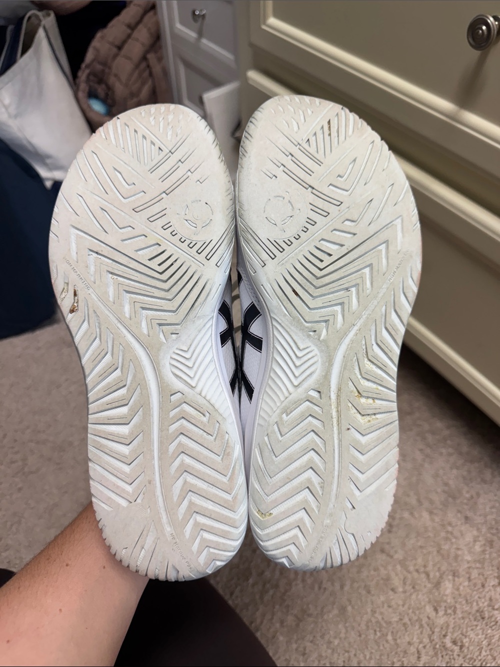 ASICS Men's White Court Sneakers - Picture 2 of 4